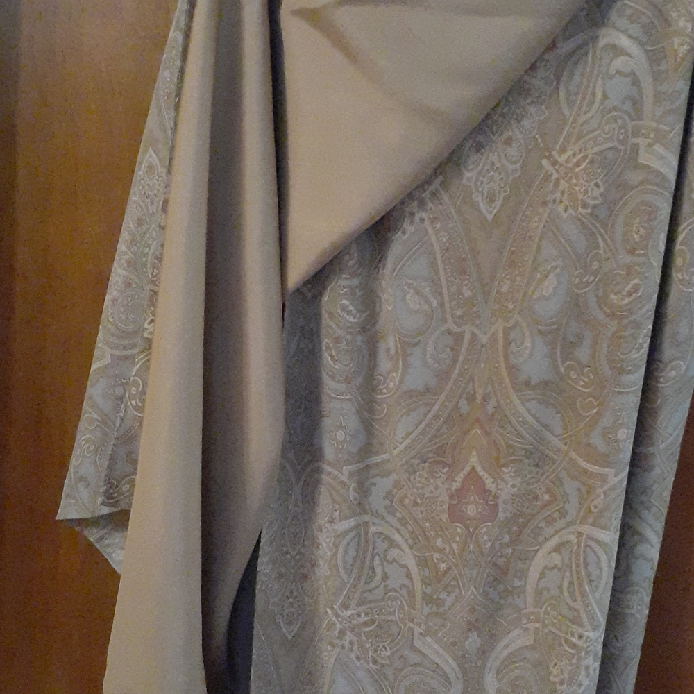 Chelsea Campbell Paisley Silk Wrap Dress Size 14 - Picture 3 of 5